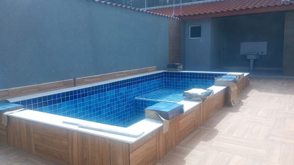 Belíssima Casa Nova com psicina, 3 dormitórios à venda, por R$ 490.000 - Balneario Raul Cury - Itanhaém/SP
