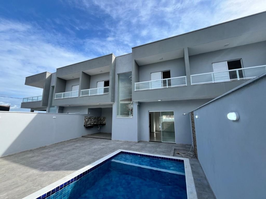 Sobrado com 3 dormitórios à venda, 108 m² por R$ 649.000 - Cibratel II - Itanhaém/SP