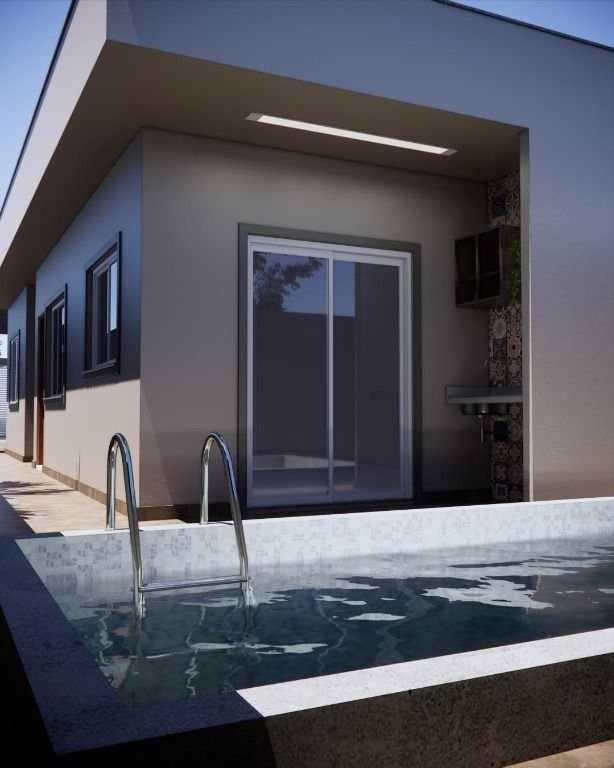 Casa Nova com 2 dormitórios à venda, 70 m² por R$ 420.000 - Parque Augustus - Itanhaém/SP